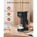 Single Serve Coffee Maker with Milk Frother and Coffee Grinder K Cup or Ground