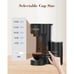 Single Serve Coffee Maker with Milk Frother and Coffee Grinder K Cup or Ground