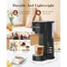 Single Serve Coffee Maker with Milk Frother and Coffee Grinder K Cup or Ground