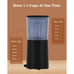 Single Serve Coffee Maker with Milk Frother and Coffee Grinder K Cup or Ground