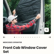 The Wanderful Front Cab Window Cover Set