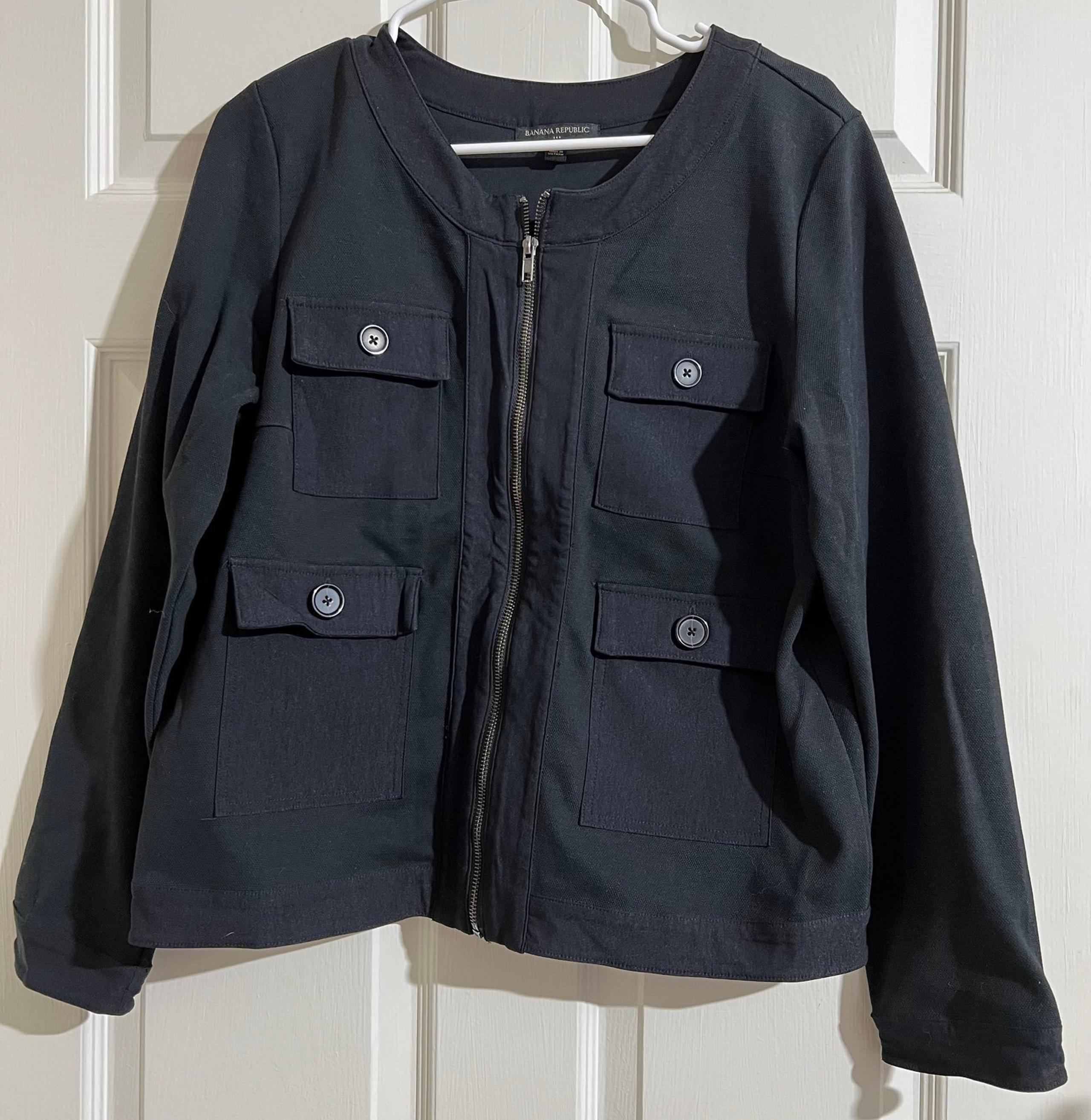 Banana Republic utility knit jacket