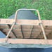 Vintage Galvanized Steel Glass Beer Bottle Crate w/Reinforced Side Handles Metal