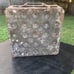 Vintage Galvanized Steel Glass Beer Bottle Crate w/Reinforced Side Handles Metal