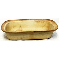 Pampered Chef Family Heritage Deep Baking 9*13 Baker Dish Unglaze Stoneware