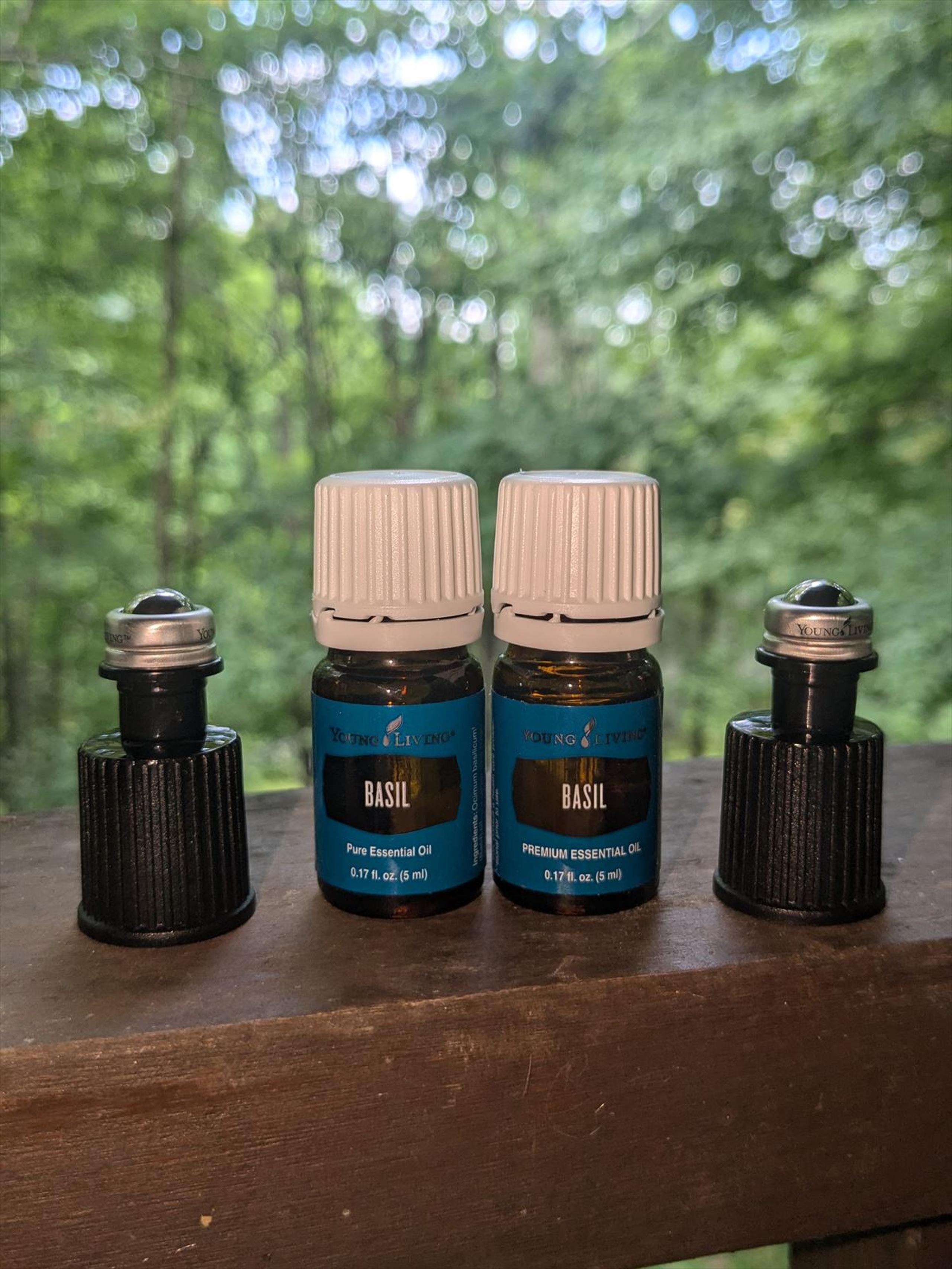 Young Living Essential Oils 2x Basil 5 ml