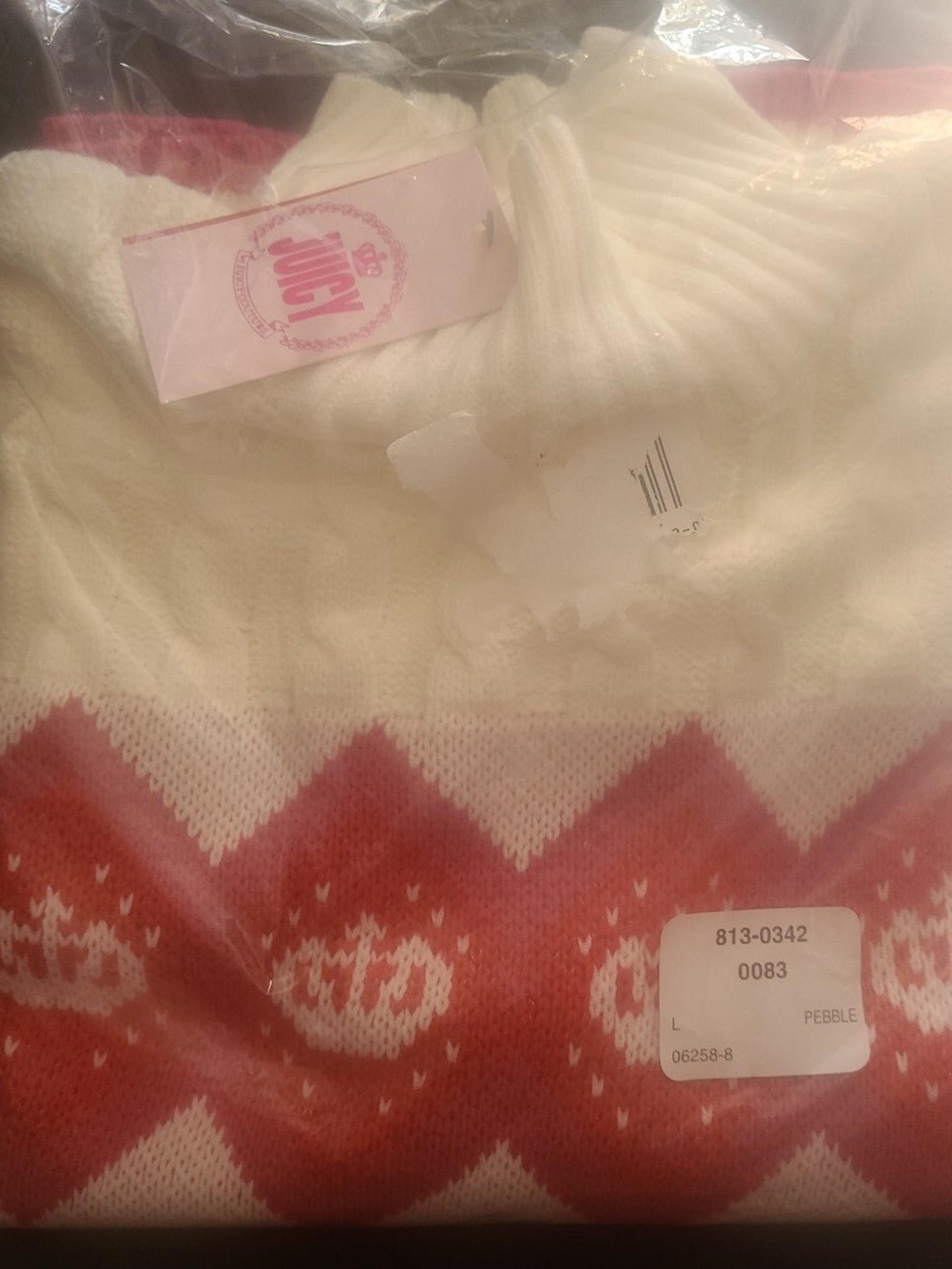 Juicy By Juicy Couture Womens Mock Neck Long Sleeve Pullover Sweater, Large