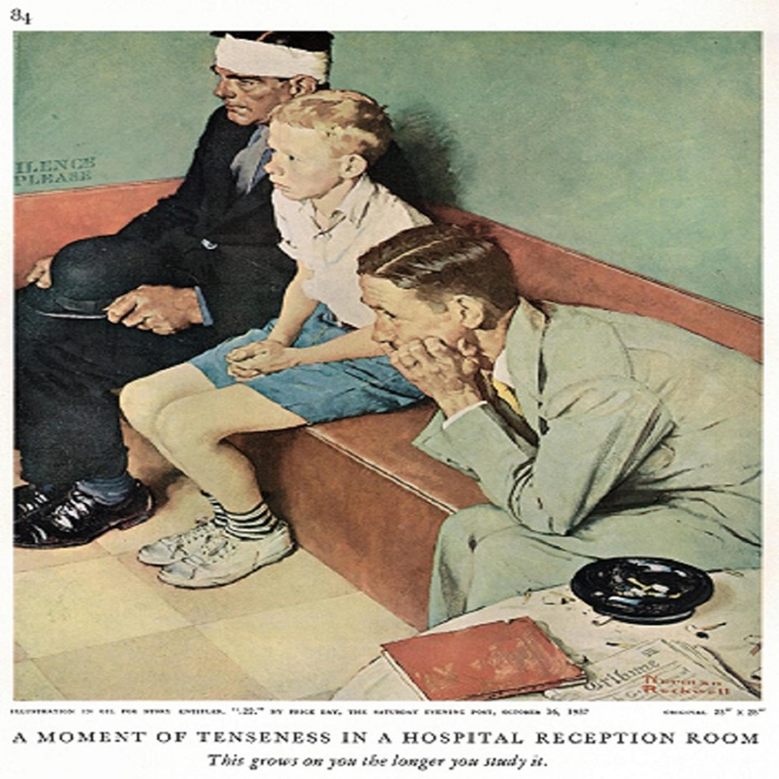 Norman Rockwell: “Saturday Evening Post Cover 10/16/37” Extremely Rare Bookplate