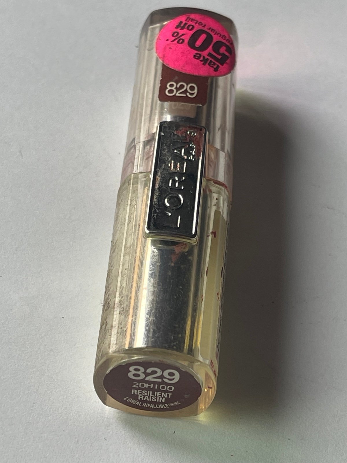 Loreal Colour richie 829 reslent raisin lipstick see images