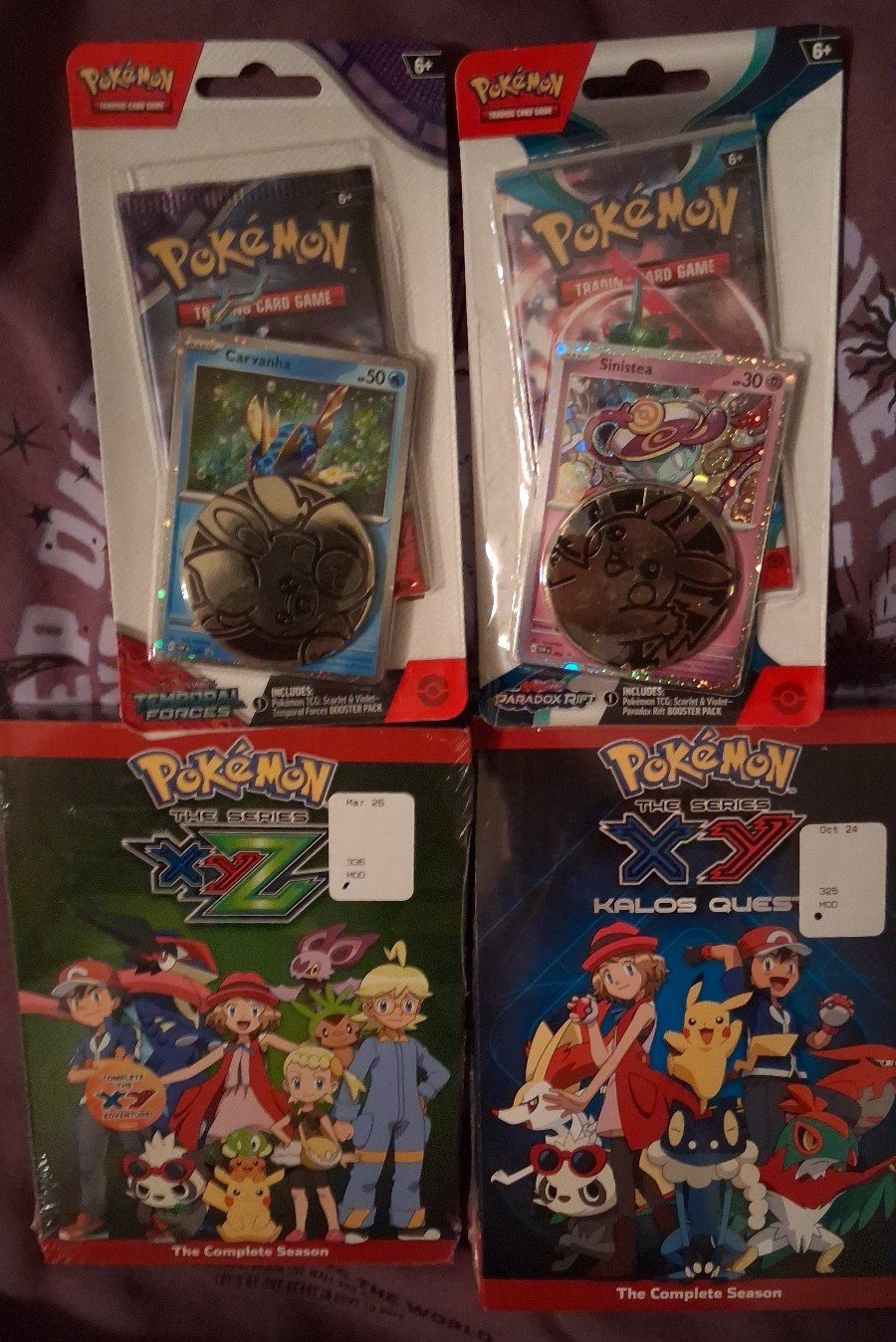 Pokemon XY & XYZ Complete Seasons DVD & Scarlet & Violet