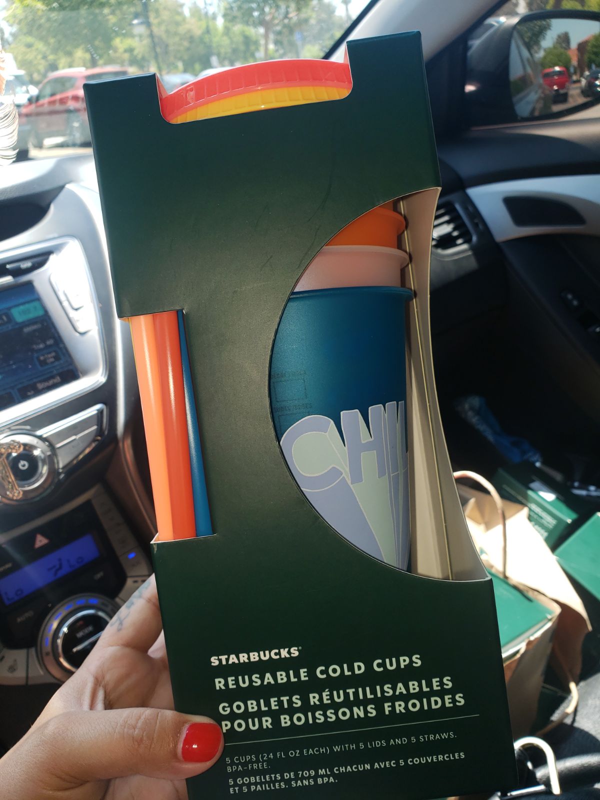 Starbucks Reusable Cold Cup 5 pack