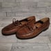 Men's Cole Haan Brown Leather Penny Tassel Loafers Shoes Size 9