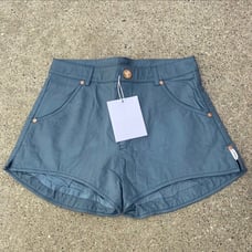 NWT One Teaspoon 100% Leather High Waist Shorts Sz M