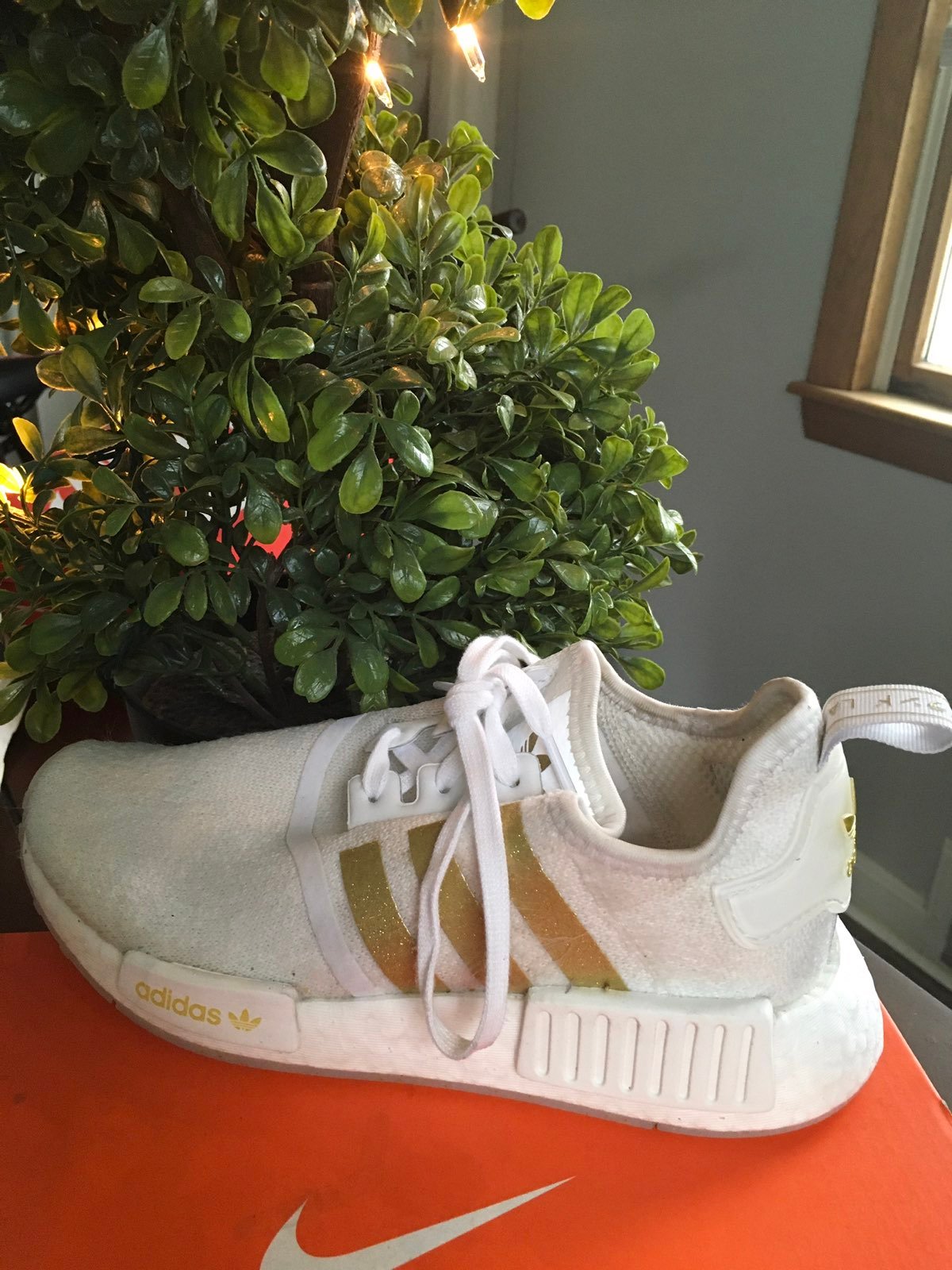New worn once shoes