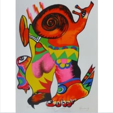 King Kong Caracol Modern Abstract Art