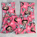 Betty Boop fleece Pajama pj pants size Large