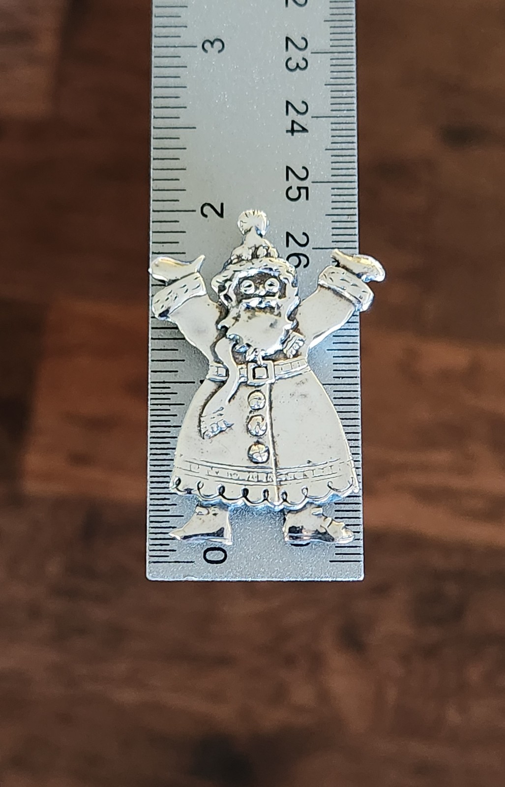 Mary Engelbreit MEINK 925 Sterling Silver Santa Claus Pin Christmas Brooch