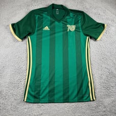 WKS Slask Wroclaw Adidas Climalite Adult Soccer Futbol Jersey Y2K Size Large