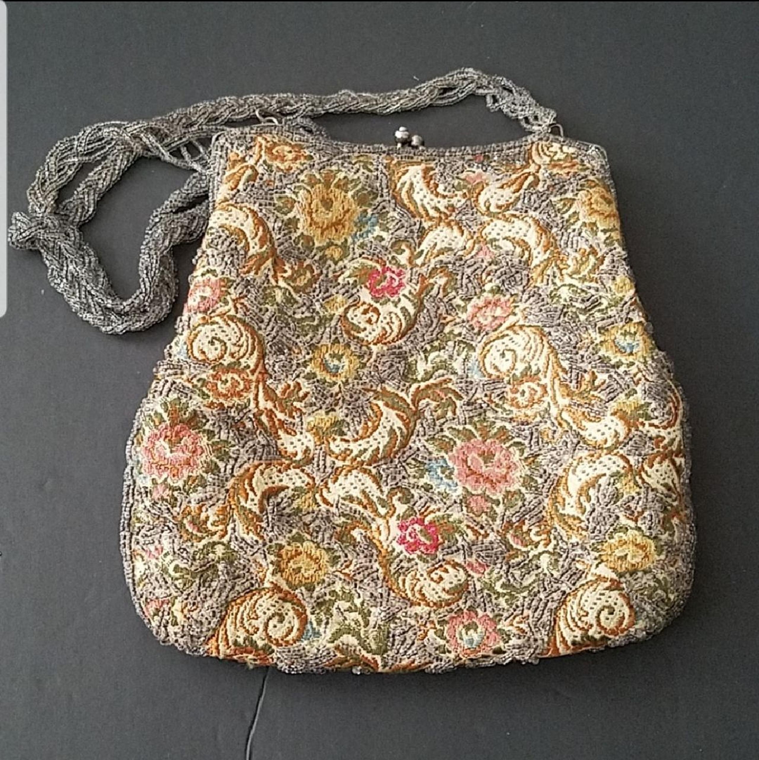 Vintage Walborg Hand Beaded Handbag