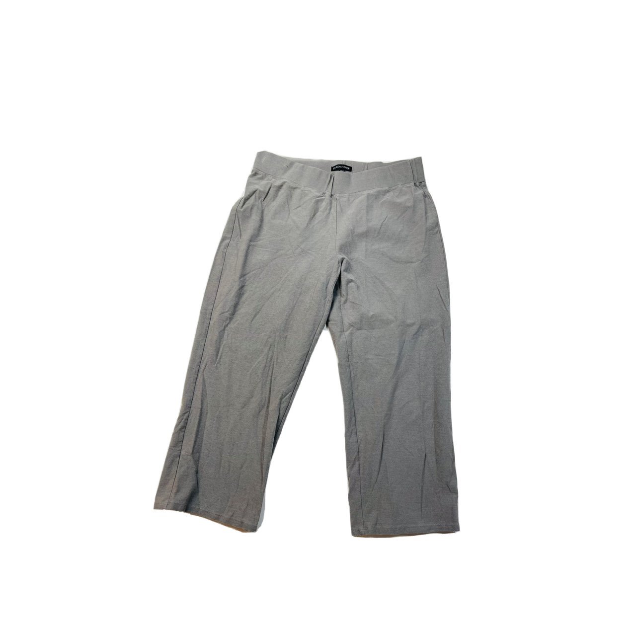 Eileen Fisher Cropped Elastic Waist Capris Pull on Pants