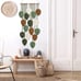 KHOYIME Vertical Macrame Wall Hanging Boho Home Decor, Long Narrow Chic Wall Art