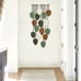 KHOYIME Vertical Macrame Wall Hanging Boho Home Decor, Long Narrow Chic Wall Art