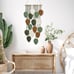 KHOYIME Vertical Macrame Wall Hanging Boho Home Decor, Long Narrow Chic Wall Art