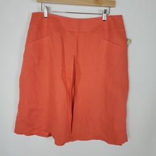 NWT Talbots Irish Linen Knee Length Pencil Straight Skirt Women's Size 14P