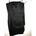 New Womens NWT Calvin Klein Draped Strapless or Strap Dress Black 6 Convertble