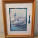 Vintage Quoddy Light House Picture With Frame Lighthouse Photo 12x10