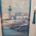 Vintage Quoddy Light House Picture With Frame Lighthouse Photo 12x10
