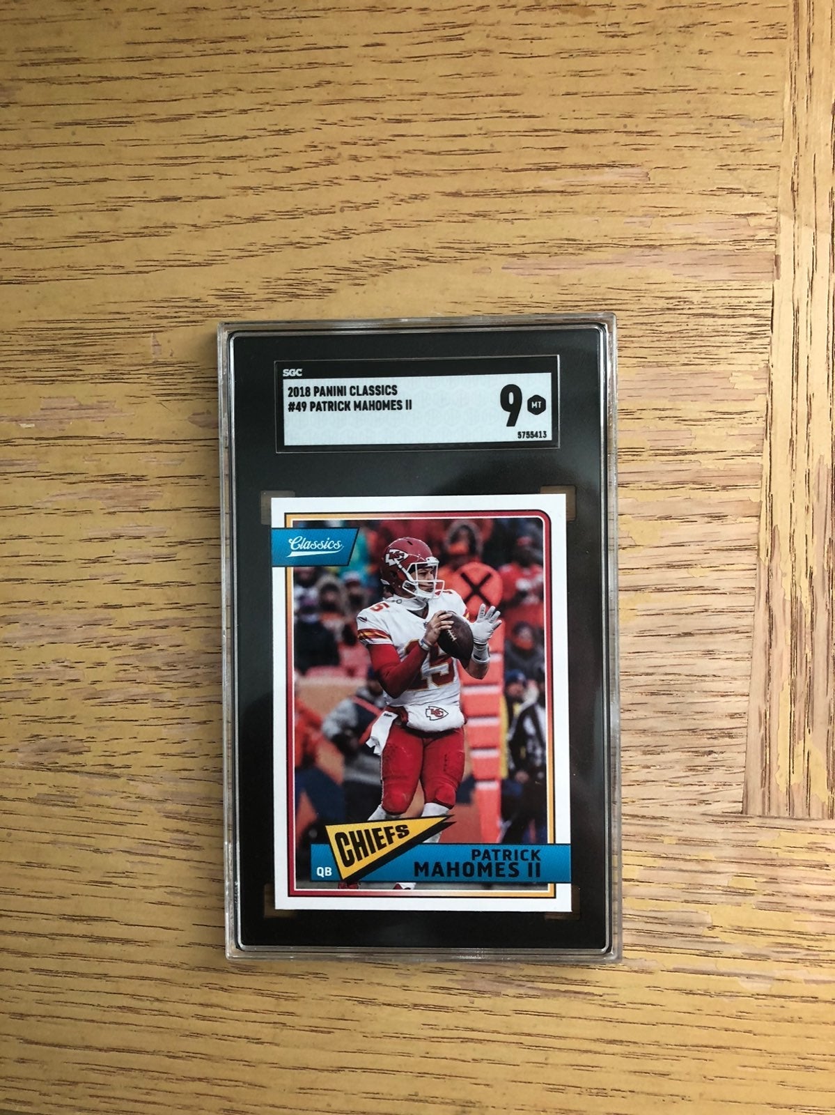 2018-Panini Classics Patrick Mahomes