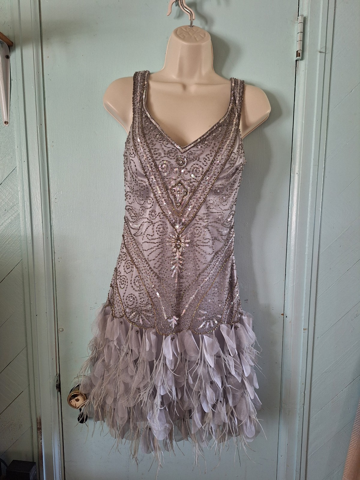 Haute Couture Sue Wong sparkly sequin Dress NEW size 6