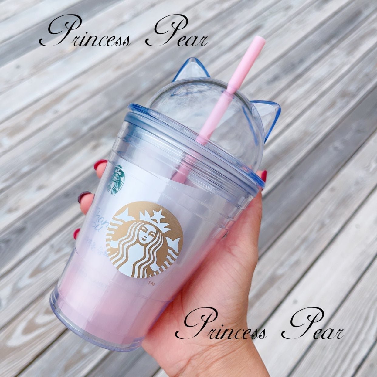 HTF! Starbucks Korea Valentine Ear Cat