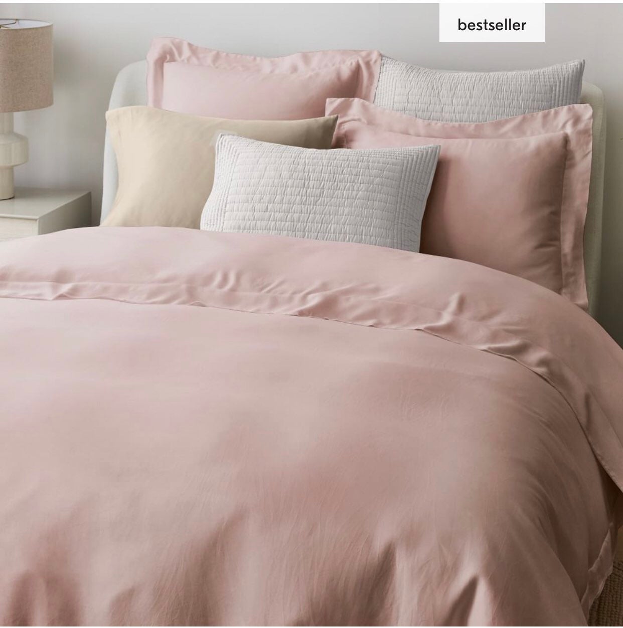 Silk Brushed Tencel Duvet Cover & Shame