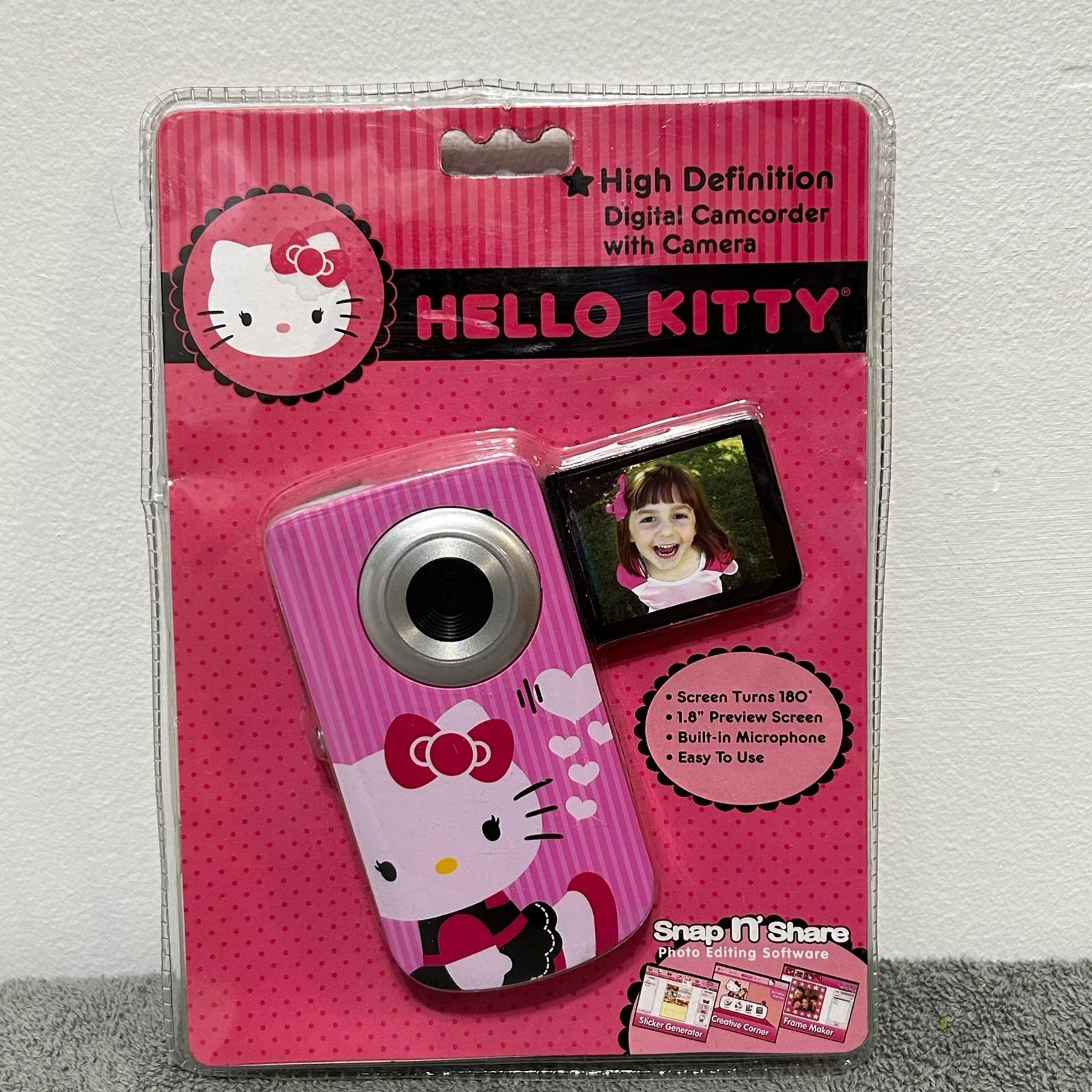 New! Hello Kitty High Definition Digital Camcorder With Camera 2013 Sakar