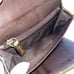 Coach Signature Buckle Monogrammed Canvas & Metallic Gold Leather Trifold Wallet