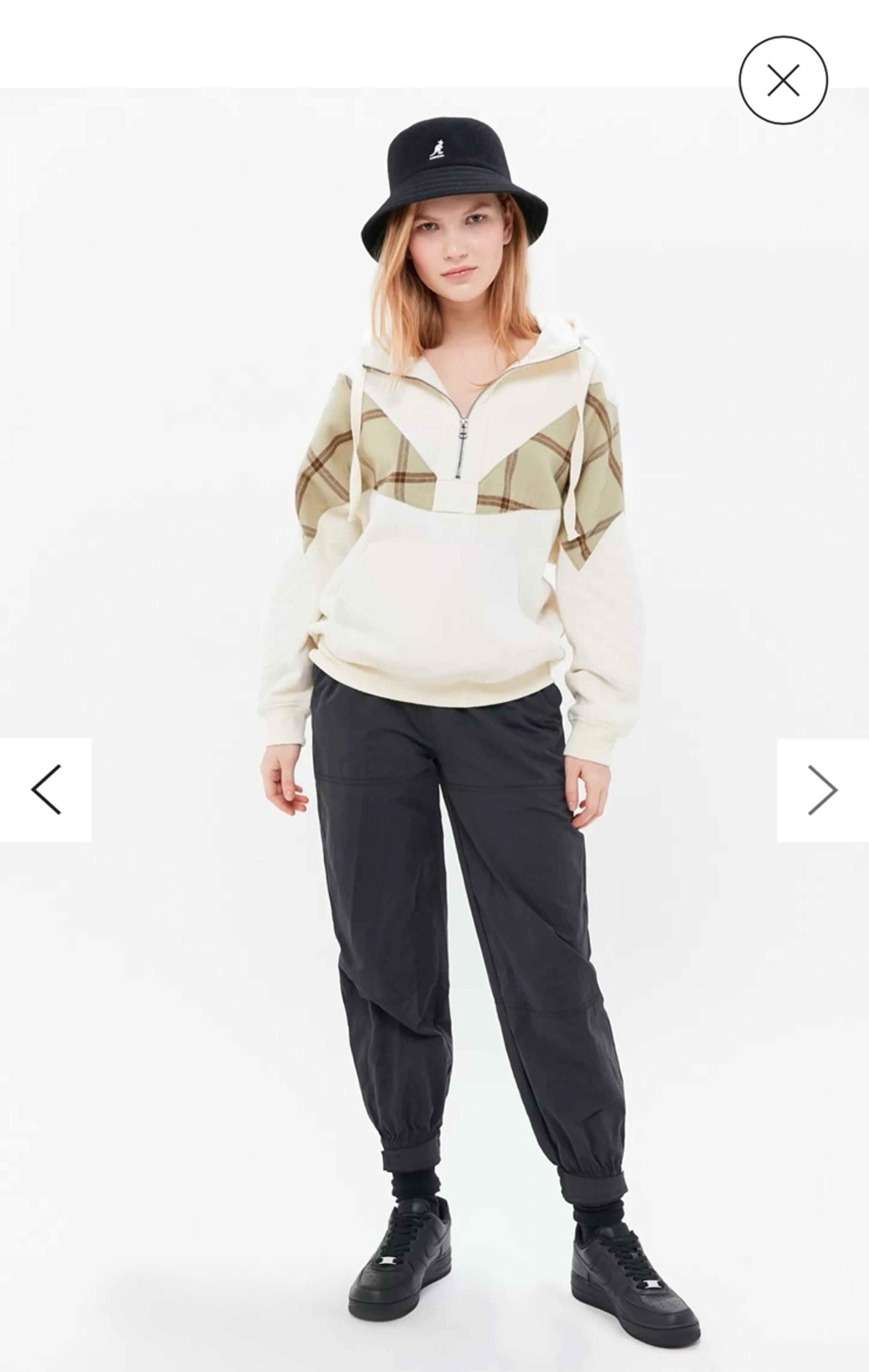 UO urban Outfitters Jasper half zip sweater shirt hoodie Boho streetwear Y2K 90s