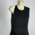A.L.C. Black Tricot Sleeveless Stretch Fitted Body com Dress Women's Size Medium