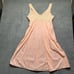 VTG 90s Y2K Slip Dress Small Nylon Baby Doll Peach Fairy Lace Coquette 36