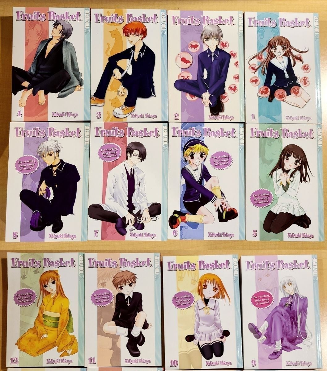 SEE DESCRIPTION Fruits Basket Manga 1-12