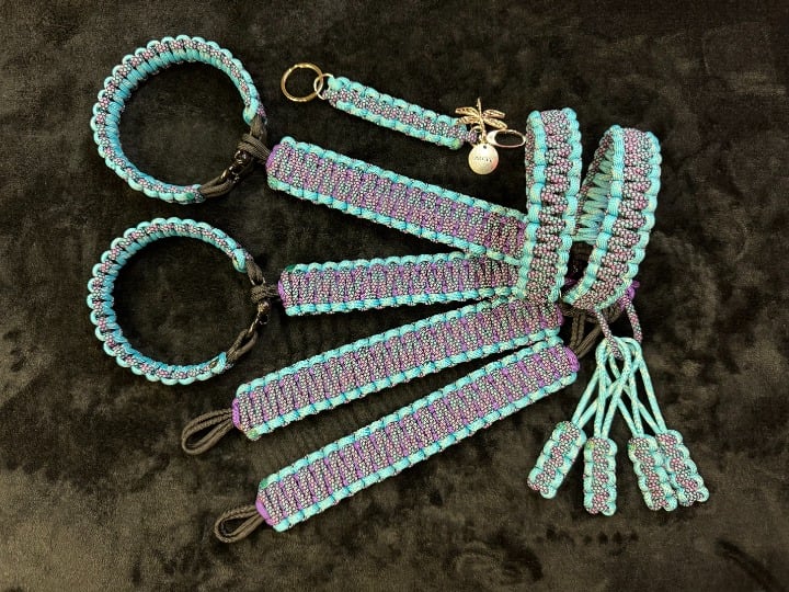 Handmade Grab Handle Set for Wrangler 4x4 SxS Golf Cart FUN Mermaid Colors!