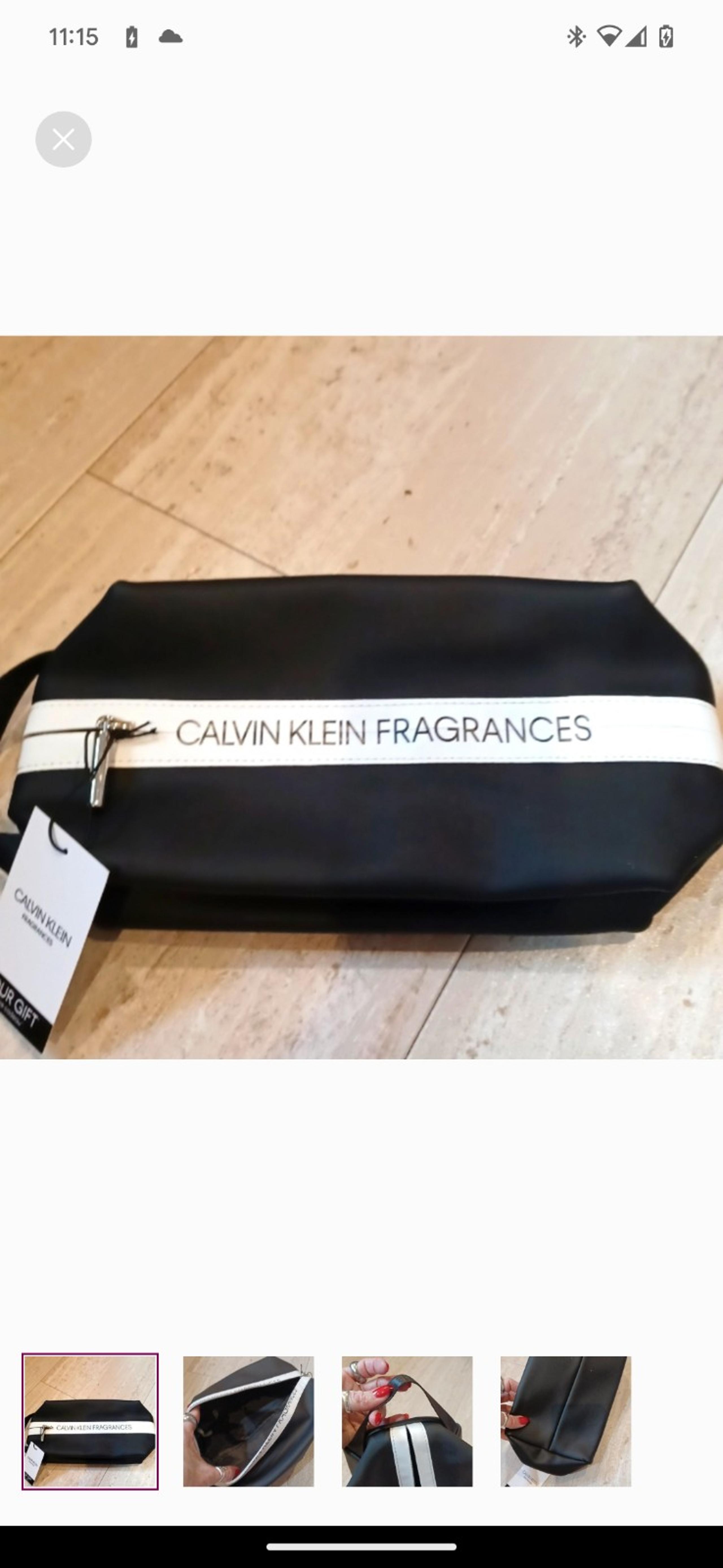 NWT Calvin Klein Fragrances Travel Bag