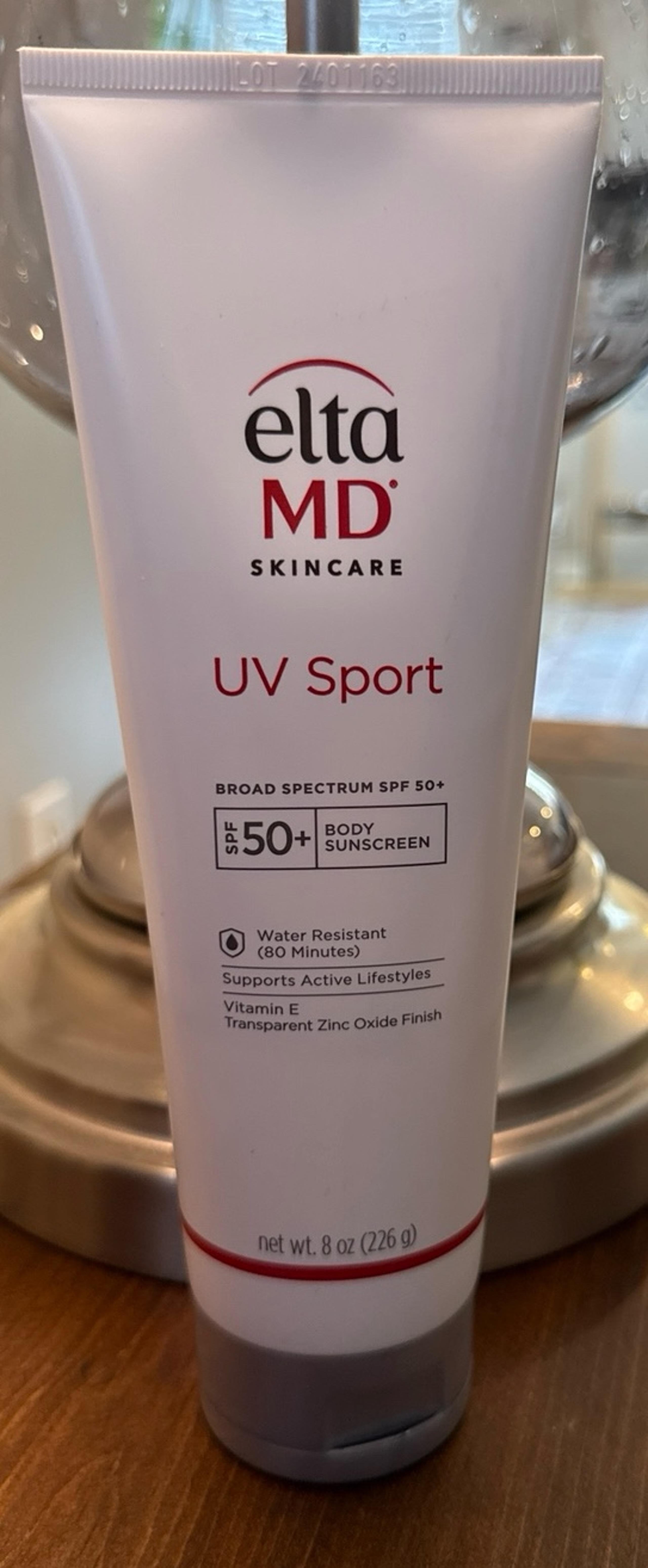 Elta MD UV Sport Body Sunscreen, SPF 50 Sport Sunscreen Lotion  exp 10/26
