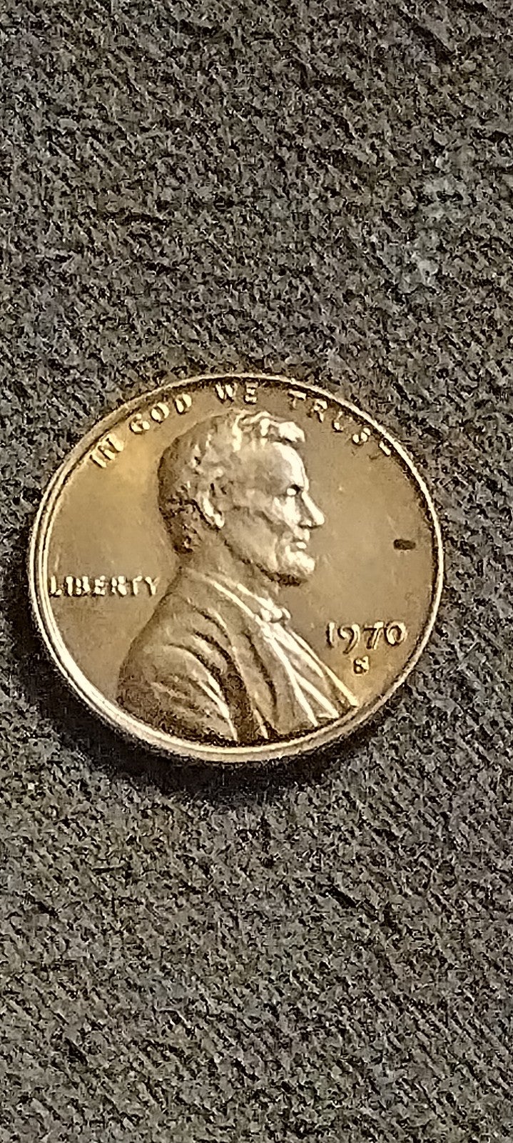 1970s RED do Lincoln penny