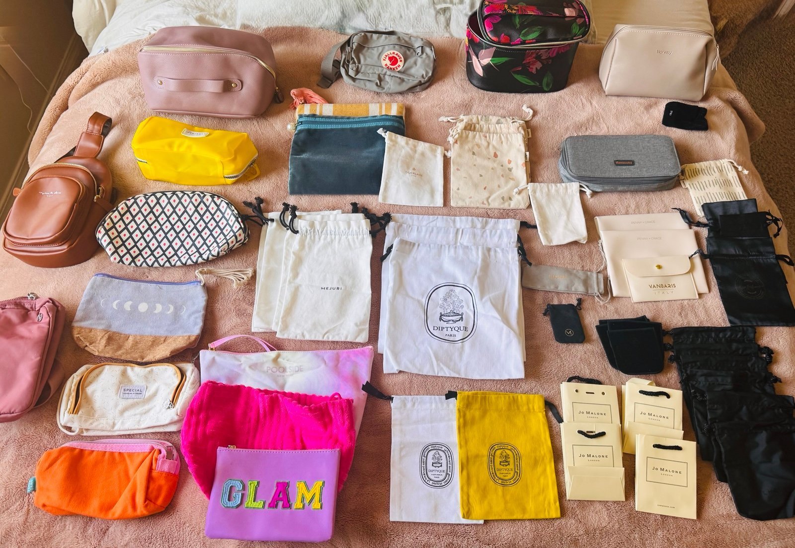 Makeup and travel bag bulk