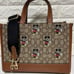 NWT Coach Disney X Coach Dempsey Carryall Signature Jacquard Mickey Mouse