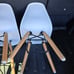 2 pcs Kids Chair Set Mid-Century Chairs w/ Wood Legs