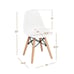 2 pcs Kids Chair Set Mid-Century Chairs w/ Wood Legs