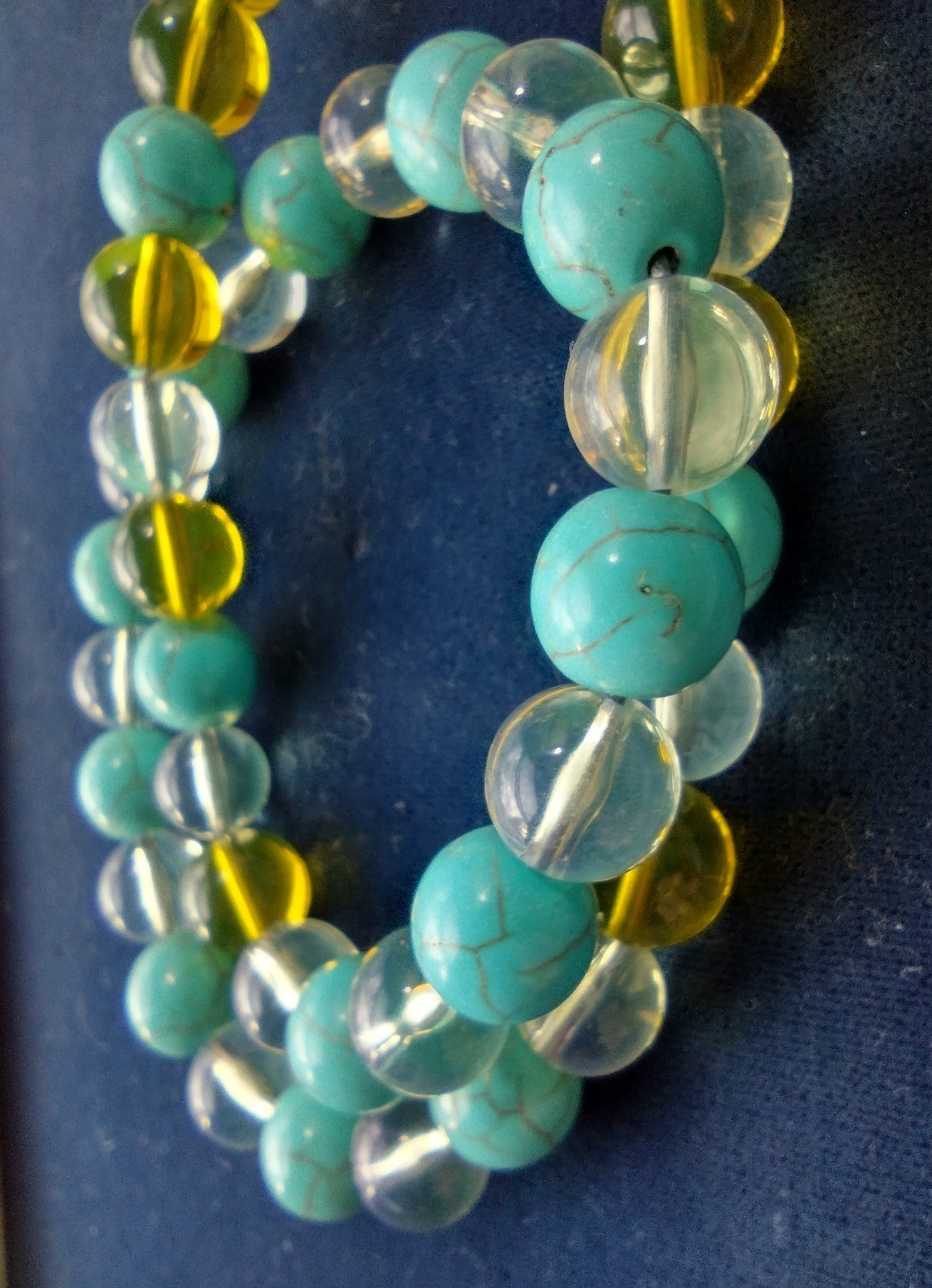 Amber Necklace: true Blues. :pr533